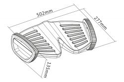 ϳ������� ��� �������� Digitus ϳ������� Active Ergonomic Footrest, black DA-90412 - �������� 10