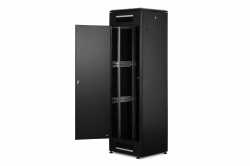 Шкаф DIGITUS 19", 42U, Network Unique, перфорированные двери, 600x800 мм, 1200кг максимально, черный DN-1942U-6/8-PD-BL - Картинка 3