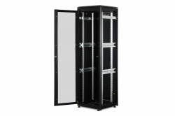 Шкаф DIGITUS 19", 42U, Network Unique, перфорированные двери, 600x800 мм, 1200кг максимально, черный DN-1942U-6/8-PD-BL - Картинка 4