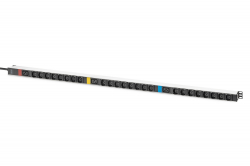 ���������� ������������� �������������� DIGITUS 0U, 24xC13, 3xC19, 3x16A, 250V, ����� IEC 60309 3ph DN-95452