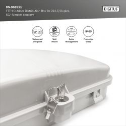 ����������������� ������� DIGITUS Outdoor FTTH, 24x SC/SX ��� LC/DX ��������, 24 ������� DN-968911 - �������� 9