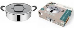 Tefal Casserole with lid Jamie Oliver Home Cook, 24 cm, stainless steel, silicone E3037155 -  1