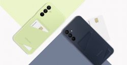 Чехол Samsung для Galaxy A25 (A256), Card Slot Case, синий черный EF-OA256TBEGWW - Картинка 7