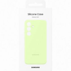  Samsung S24 Silicone Case Light Green EF-PS921TGEGWW