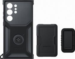 Чехол Samsung Rugged Gadget Case для смартфона Galaxy S23 Ultra (S918) Titan EF-RS918CBEGRU - Картинка 5