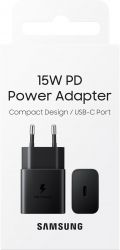 Зарядний пристрій Samsung 15W Power Adapter (w/o cable) Black (EP-T1510NBEGRU) - Картинка 4