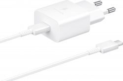 Samsung    15W Power Adapter (w C to C Cable) White EP-T1510XWEGRU -  2