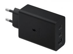    Samsung 65W Power Adapter Trio (w/o cable) Black EP-T6530NBEGRU -  1