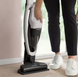 Пылесос Electrolux беспроводный, конт пыль -0,3л, автон. раб. до 45мин, вес-2.65кг, НЕРА, 2 в 1, турбо-щетка, 2 насадки, белый ES31CB18SH - Картинка 4