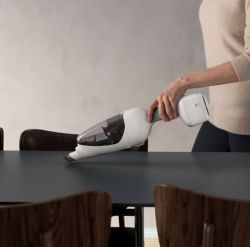 Пылесос Electrolux беспроводный, конт пыль -0,3л, автон. раб. до 55мин, вес-2.7кг, НЕРА, 2 в 1, турбо-щетка, BRC, 5 насадок, белый ES62HB25UV - Картинка 12