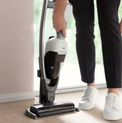 Пылесос Electrolux беспроводный, конт пыль -0,3л, автон. раб. до 55мин, вес-2.7кг, НЕРА, 2 в 1, турбо-щетка, BRC, 5 насадок, белый ES62HB25UV - Картинка 11