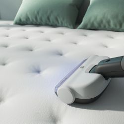 Пылесос Electrolux беспроводный, конт пыль -0,3л, автон. раб. до 55мин, вес-2.7кг, НЕРА, 2 в 1, турбо-щетка, BRC, 5 насадок, белый ES62HB25UV - Картинка 7