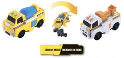 Flip Cars Машинка-трансформер 2 в 1 Бетономішалка і Траншеєкопач EU463875-02 - Картинка 2