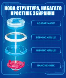 Волчок Infinity Nado VI серия Starter Pack Gold Warrior Phoenix Золотой Воин Феникс EU654113 - Картинка 17