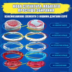 Infinity Nado Дзиґа VI серія Standard Pack Blazing War Bear Палаючий Бойовий Ведмідь EU654122 - Картинка 18