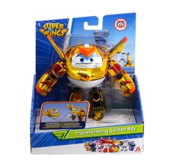 Super Wings Ігрова фігурка-трансформер Transforming Золотий Хлопчик (Golden Boy) EU750231 - Картинка 8