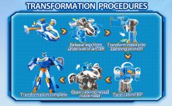 Игровая фигурка-трансформер Super Wings Мини Воздушная База Робот EU760288 - Картинка 4