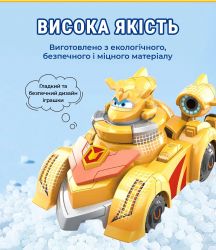 Super Wings Ігровий набір Spinning Vehicle Золотий Хлопчик (Golden Boy) EU770331 - Картинка 4