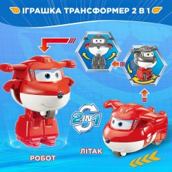  - Super Wings Transform-a-Bots  (Jett) EU780010 -  3