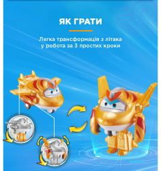  - Super Wings Transform-a-Bots   (Golden Boy) EU780031 -  7