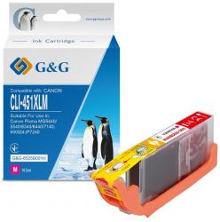 G&G  Canon CLI-451[Magenta] G&G-6525B001H