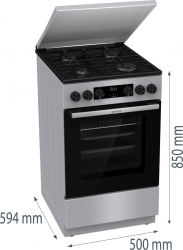 ����� Gorenje ����������, 70�, 50x60��, �����. ������, �������, IconLed, ���������� ���, ����� GK5C42SH - �������� 12