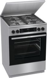 Gorenje Плита комбінована, 71л, 60x60см, дисплей, чавун,з кришкою, програматор IconLed,нерж GKS6C71XF - Картинка 4