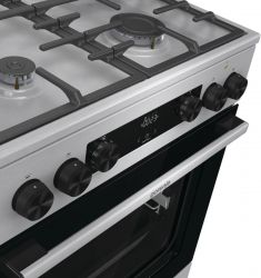 Gorenje Плита комбінована, 71л, 60x60см, дисплей, чавун,з кришкою, програматор IconLed,нерж GKS6C71XF - Картинка 8