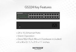  NETGEAR GS324 24xGE,  GS324-200EUS