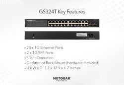NETGEAR  GS324T 24x1GE, 2xSFP,  GS324T-100EUS -  5
