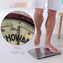 Beurer Ваги підлогові, 200кг, аnti-fingerprint, 3хААА в комплекті, скло/сталь, сірий GS_405 - Картинка 4