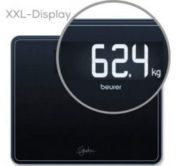 Beurer Ваги підлогові, 200кг, товщина 8мм, великий дисплей, 3хААА в комплекті, скло, чорний GS_410_SIGNATURE_LINE_BL - Картинка 7