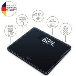 Beurer Ваги підлогові, 200кг, товщина 8мм, великий дисплей, 3хААА в комплекті, скло, чорний GS_410_SIGNATURE_LINE_BL - Картинка 8