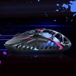 Мышь GravaStar Mercury X Pro, 8K, BT/WL/USB-A, RGB, Neon Graffiti GS_X_PRO_CG_BLK - Картинка 11