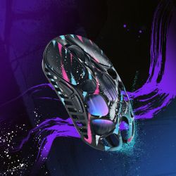 Мышь GravaStar Mercury X Pro, 8K, BT/WL/USB-A, RGB, Neon Graffiti GS_X_PRO_CG_BLK - Картинка 4