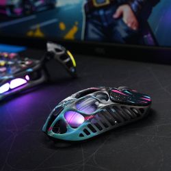 Мышь GravaStar Mercury X Pro, 8K, BT/WL/USB-A, RGB, Neon Graffiti GS_X_PRO_CG_BLK - Картинка 3