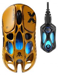 ���� GravaStar Mercury X Pro, 8K, BT/WL/USB-A, RGB, Battle-Worn Yellow GS_X_PRO_YLW