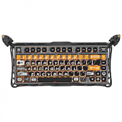 ���������� ������������ GravaStar Mercury K1 Pro 80keys, GravaStar x Kailh Speedy Mint, BT/WL/USB, RGB, CyberFlare GSK1PRO_BO_BLK