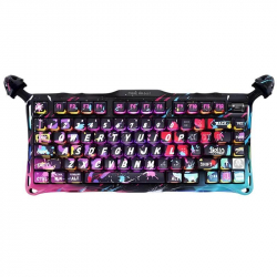 ���������� ��������� GravaStar Mercury V75 Pro 80keys, Magnetic Jade Gaming, 8K, USB-A, RGB, Neon Graffiti GSV75PRO_U_CG_BLK