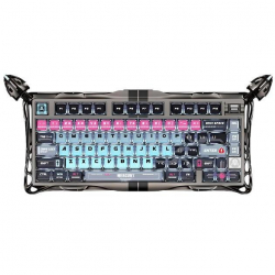 ���������� ��������� GravaStar Mercury V75 Pro 80keys, Magnetic Jade Gaming, 8K, USB-A, RGB, Cyberpunk GSV75PRO_U_RM_EGRY