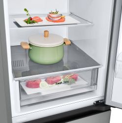 LG Холодильник з нижн. мороз., 186x60х68, платиново-сріблястий GW-B459FNLW - Картинка 9