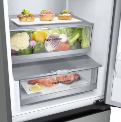 LG Холодильник з нижн. мороз., холод.відд.-277л, мороз.відд.-107л, 2дв., А++, інв., зона св-ті, сріблястий GW-B509FNUW - Картинка 11