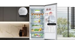 LG Холодильник з нижн. мороз., холод.відд.-277л, мороз.відд.-107л, 2дв., А++, інв., зона св-ті, сріблястий GW-B509FNUW - Картинка 30