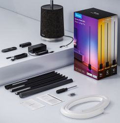 Торшер умный Govee H6079, 1500Lm, RGBICW, with speaker, WI-FI/Bluetooth, черный H6079312 - Картинка 5