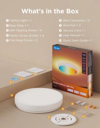 ���������� ���������� Govee 38cm Smart Ceiling Light Pro, RGBICWW, WI-FI/Bluetooth, ���� H60A6C01 - �������� 22