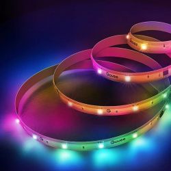 Govee Стрічка світлодіодна розумна H618A RGBIC Basic Wi-Fi + Bluetooth LED Strip Light 5м Білий H618A3D1 - Картинка 3