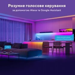Лента светодиодная умная Govee H618С RGBIC Basic Wi-Fi + Bluetooth LED Strip Light 10м Белый H618C3D1 - Картинка 3