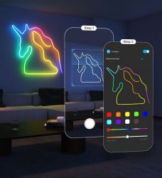 Лента светодиодная умная Govee H61D3 Neon Rope Light 2, 3м, RGBIC, WI-FI/Bluetooth, Белый H61D3301 - Картинка 4
