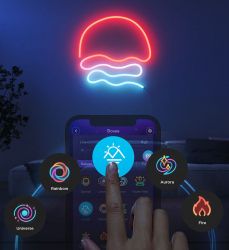 Лента светодиодная умная Govee H61D3 Neon Rope Light 2, 5м, RGBIC, WI-FI/Bluetooth, Белый H61D5301 - Картинка 4