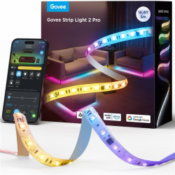 ����� ������������ ����� Govee H61F5 Strip Light 2 Pro, 5�, RGBWWIC, WI-FI/Bluetooth, ���� H61F53D1